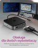 IcyBox Stacja dokująca IB-DK408-C41 7w1,HDMI, DP,USB,LAN